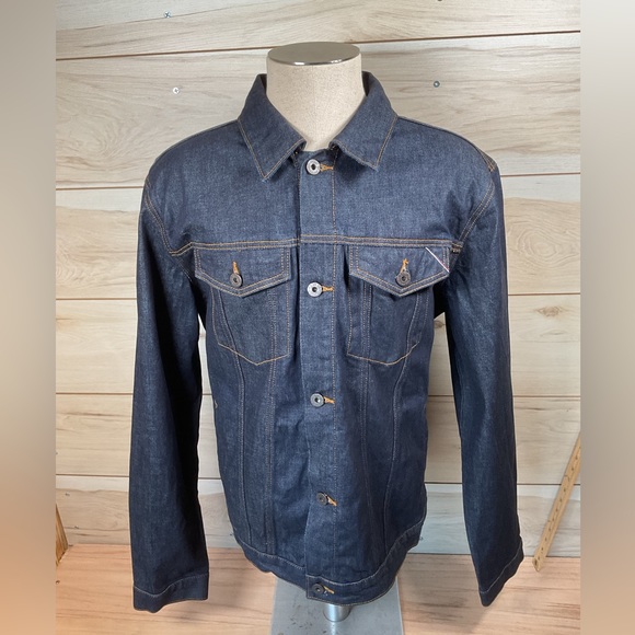 Cult of Individuality Men's XL Dense Contrast Stitch Denim Jacket - Picture 3 of 16